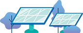 Solar Panels illustration